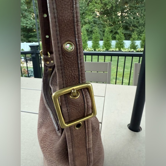 Vintage Coach Nubuc Helen’s Legacy Duffle 4952 in Chocolate 🐻🍫 - Picture 8 of 12